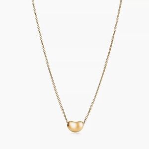 Tiffany Elsa Peretti Bean Necklace
